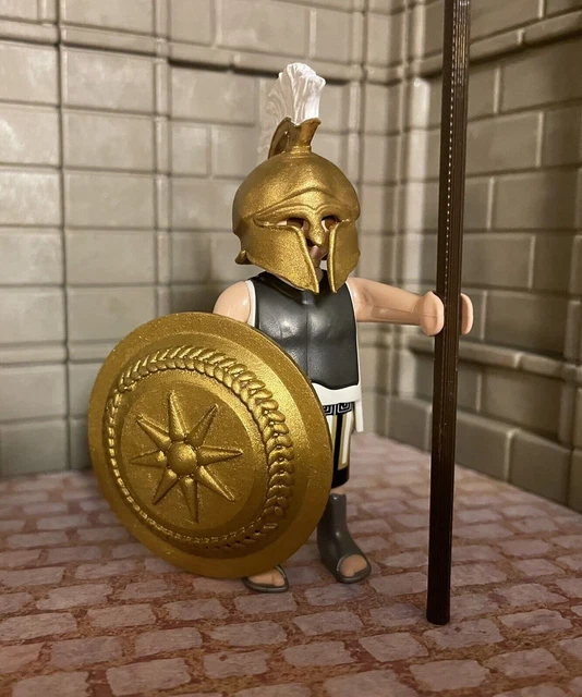 PLAYMOBIL GREEK SPARTAN ANCIENT HOPLITE ROMAN SOLDIERS MEDIEVAL X 6 FIGURES