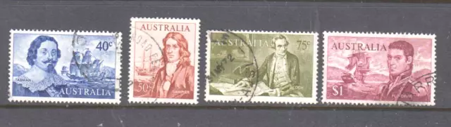 Australia 1966 Navigators lot 4 fine used stamps to $1 Flinders.