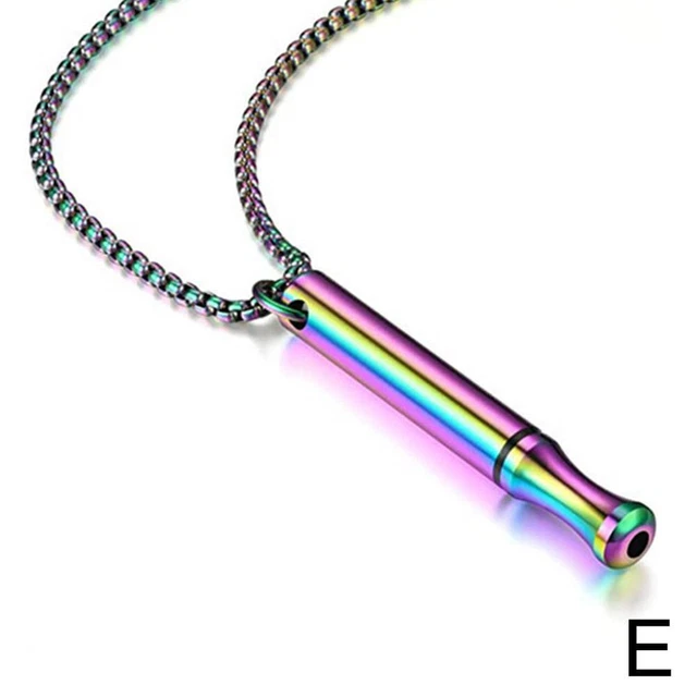 Stress Anxiety Necklace Mindfulness Breathing Tools NaturalCalming Relief Chain