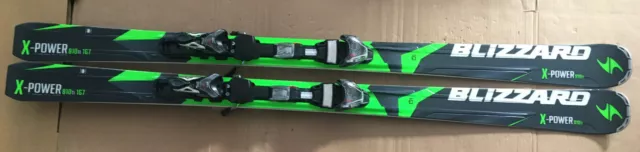 TOP Blizzard X-Power 810 TI All-Moutain Carving Ski mit Bindung 167 cm (170 cm)