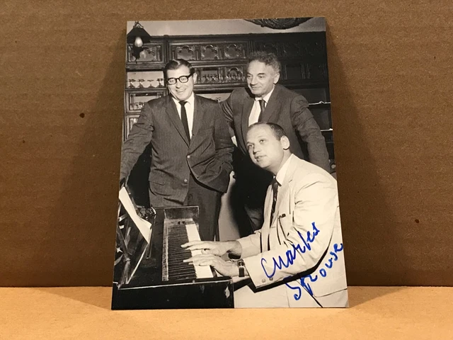 CHARLES STROUSE Hand Signed Autograph 4x6 Photo - 3X AWARD WINNING COMPOSER