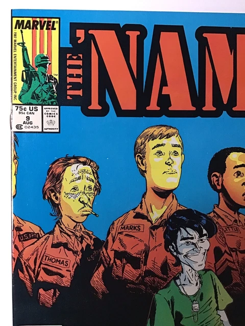 THE ‘NAM #9 (1987) Vietnam War; Marvel Comics; Newsstand Edition; VF/NM 2