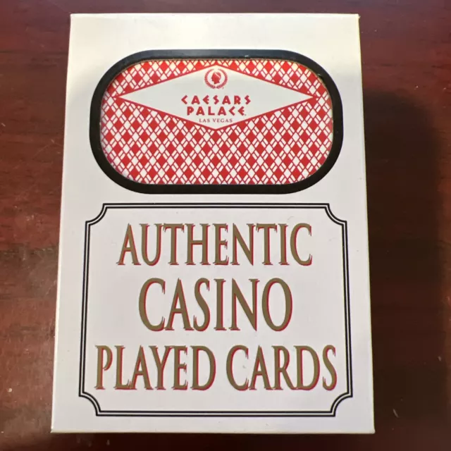 Casino Playing Cards - Caesars Palace Casino Las Vegas 2 Used Decks *
