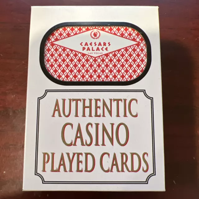 Caesars Palace Casino Playing Cards Played Used Deck Las Vegas Nevada LV