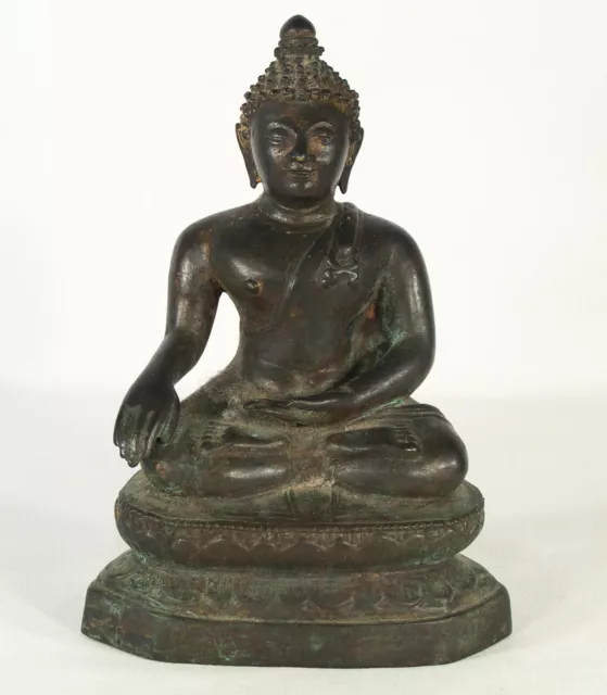 Early Asian Antique Buddha Bronze Statue