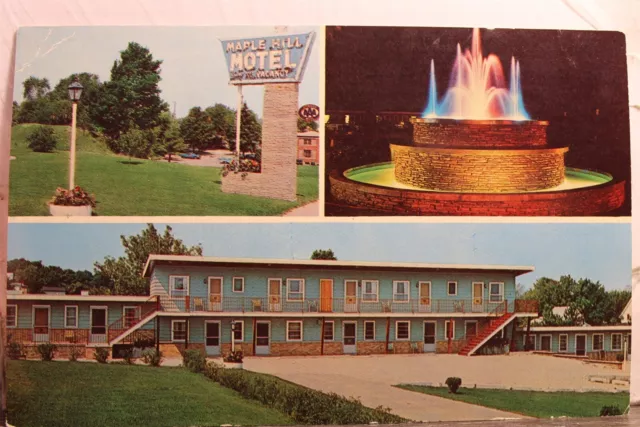 Michigan MI Cadillac Maple Hill Motel Postcard Old Vintage Card View Standard PC