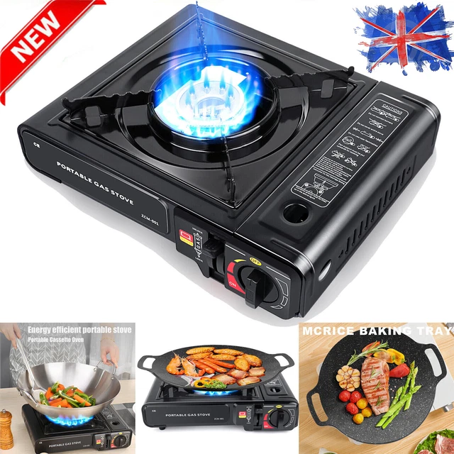 PORTABLE CAMPING GAS Cooker Single Burner Stove Butane BBQ Outdoor