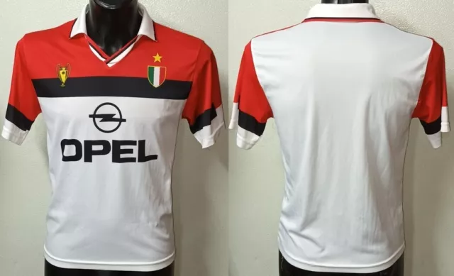 Mondo Replica Vintage Maglia Milan No Nome  1994 1995 Tg. Medium Non Originale