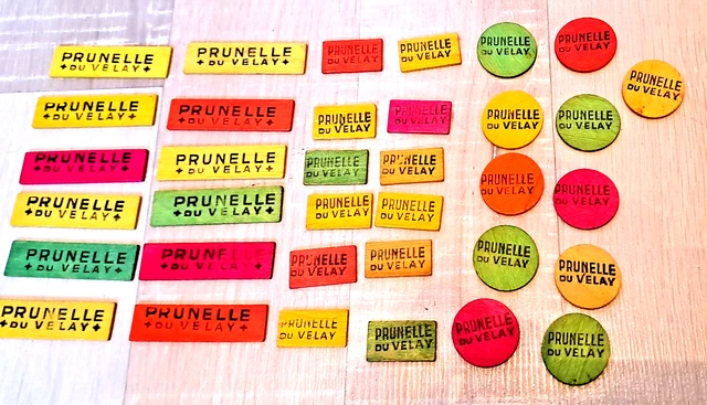Lot De 35 Jetons Bois Ricard – Occasion, Bon état, Peu Utilisés