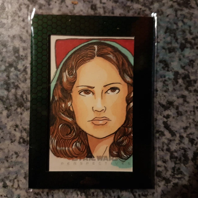 Star Wars Topps Cromate Prospettive Carta da visita schizzo 2015