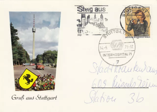 Stuttgart Interhospital  schöner SST von 1971