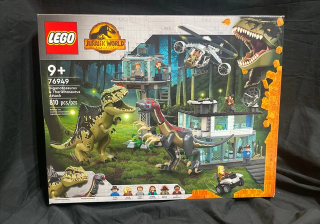 LEGO JURASSIC WORLD (76949) Giganotosaurus & Therizinosaurus Brand New ...