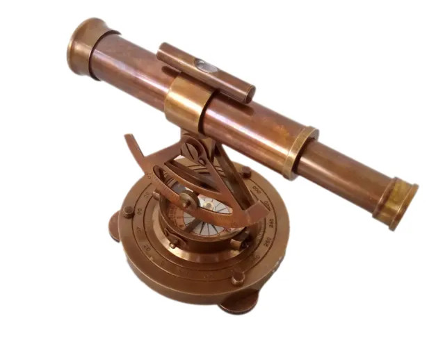 Antique Replica Theodolite alidade telescope compass survey instrument antique 3