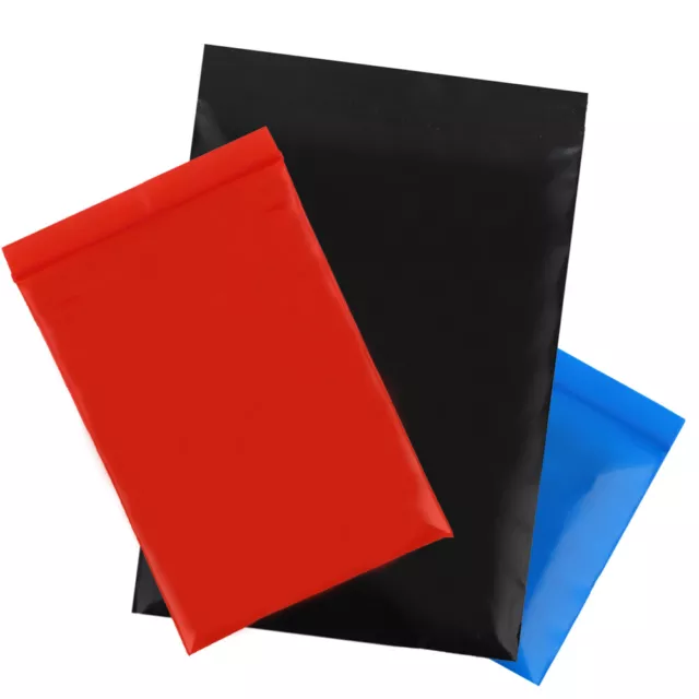 New Flat Plastic QuickQlick™ Sample Bags Pouches Variety Colors Sizes 2
