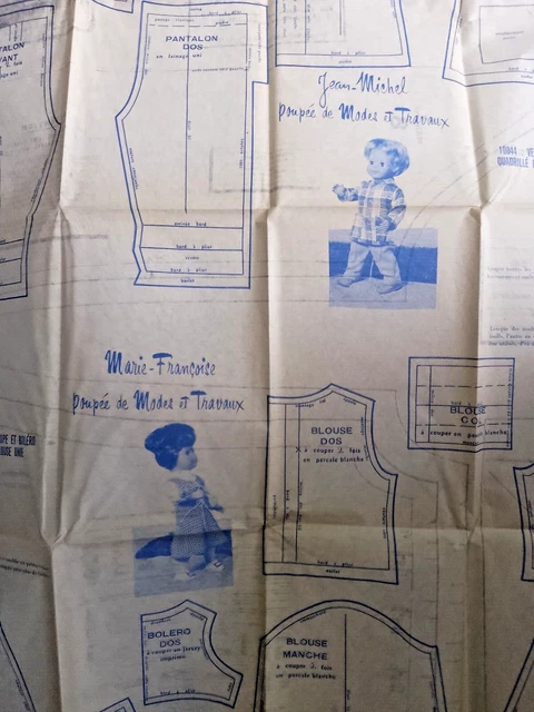 Patron De Couture Pour Vêtements De Poupée - Magazine Modes Et Travaux Avril 2017 Complet