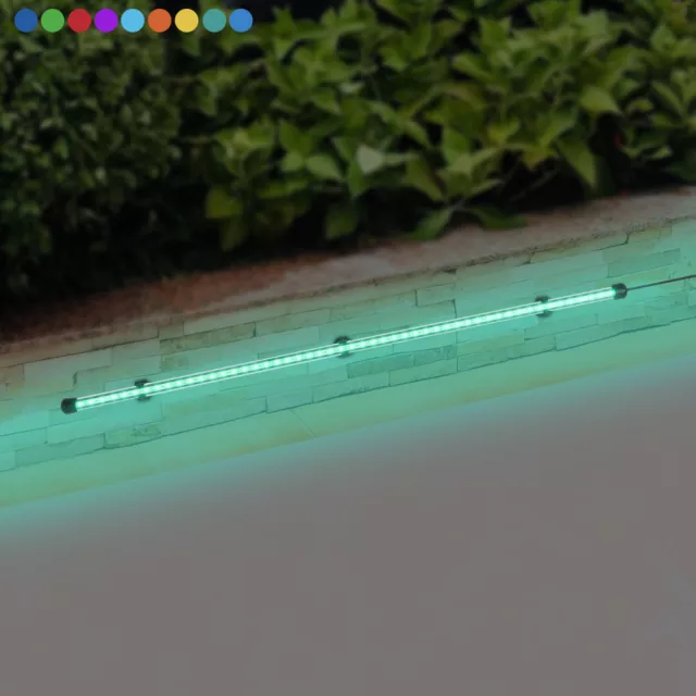 LED Strip Light Submersible Pond Waterfall Waterproof Lighting Bar APP Remote