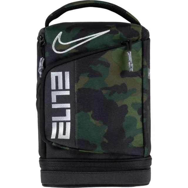 Nike Elite Fuel Pack Lunch Bag, Green Camo