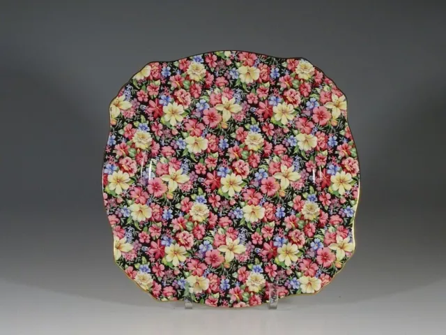 British Royal Winton Florence Chintz Dinner Plate c.1935