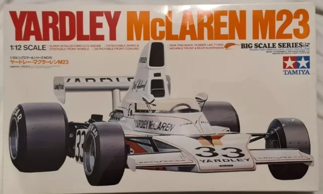 Tamiya 1/12 Yardley McLaren M23 Model Kit