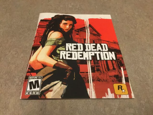 Red Dead Redemption (PlayStation 3, 2010) Instruction Booklet Only.