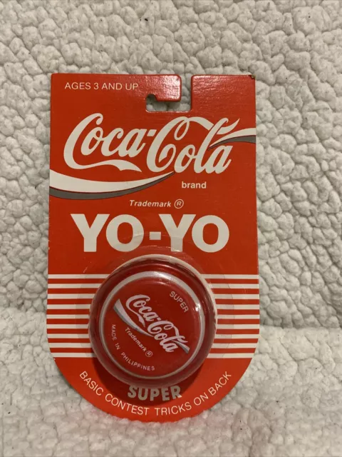 Vintage Coca-Cola Russell Red Yoyo-1989--Rare!! Nib— Made In The Philippines