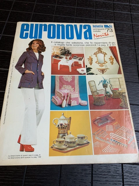EURONOVA CATALOGO PRIMAVERA Estate 1973 EUR 30 00 PicClick IT