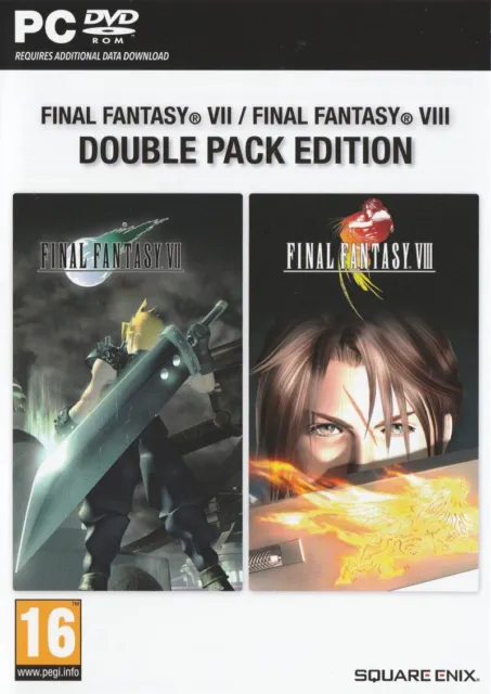 Final Fantasy VII VIII 7 et 8 Edition Double Pack Neuf Jeu pour PC DVD Rom Pal
