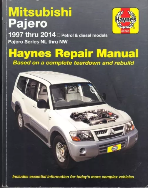 Mitsubishi Pajero,Shogun,Glx,Gls,Animal,Warrior,Di-D Haynes Manual 1997-2014