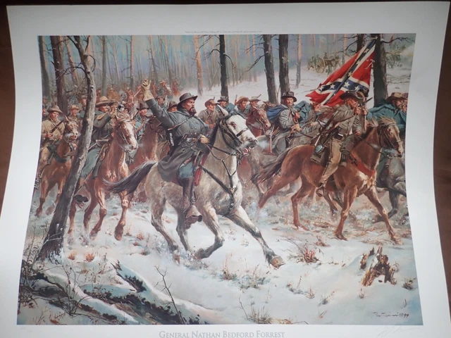 Don Troiani General Nathan  Civil War Art Print Signed & Numbered 114 / 1250 COA