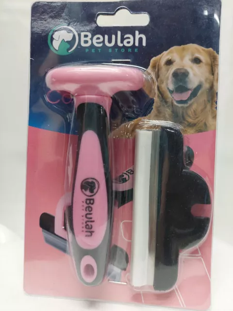 Grooming Brush For Pet Dog Cat Deshedding Tool Rake Comb Fur Remover Reduce Hair