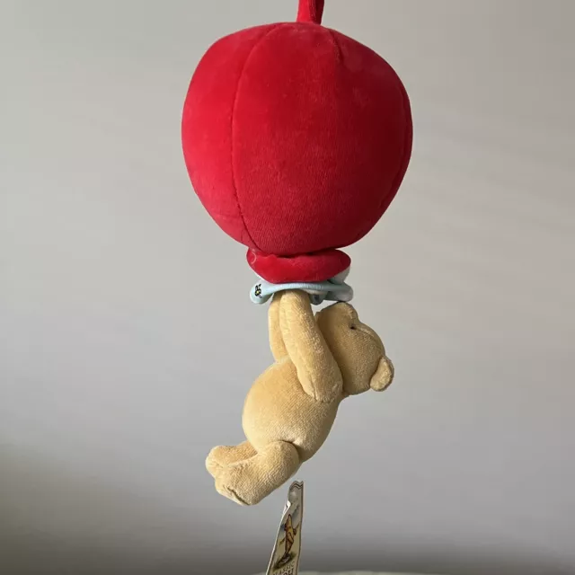 GUND Pooh Red balloon Pull Toy Musical Lullaby Disney plush Classic NWT * RARE
