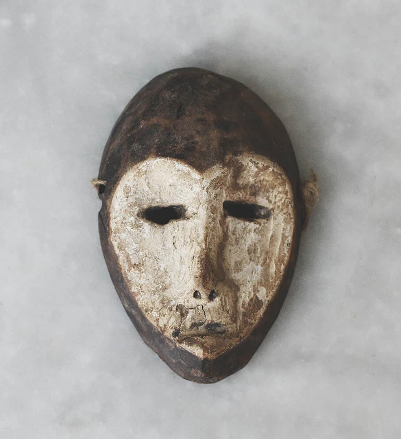 SUPERB Antique Lega passport mask, Congo