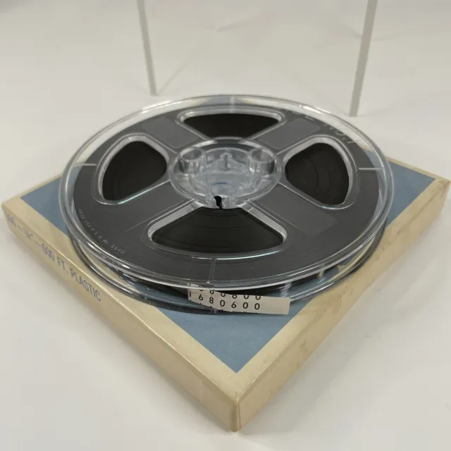 Vtg Melody Magnetic Recording Tape 166-1/4”-600 Ft. Open Box Unused Tape Film