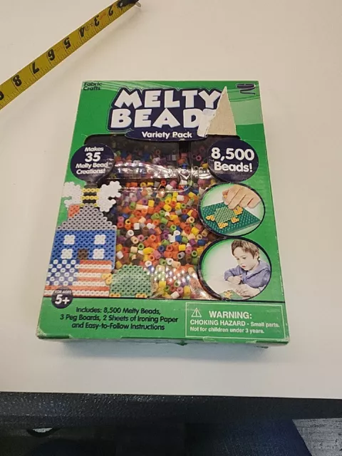MELTY BEADS VARIETY Pack Makes 35 Creations 8,500 Beads Open Box $14.24 -  PicClick