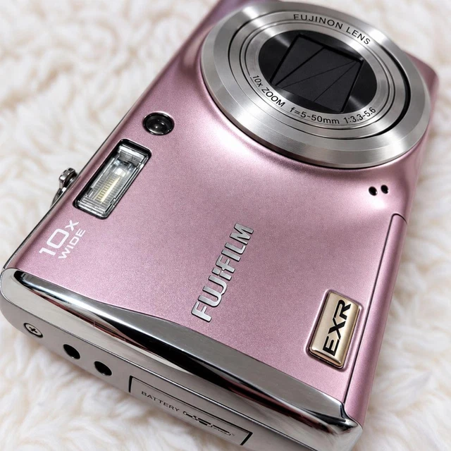 FUJIFILM FINEPIX F80EXR Pink Compact Digital Camera Tested Working