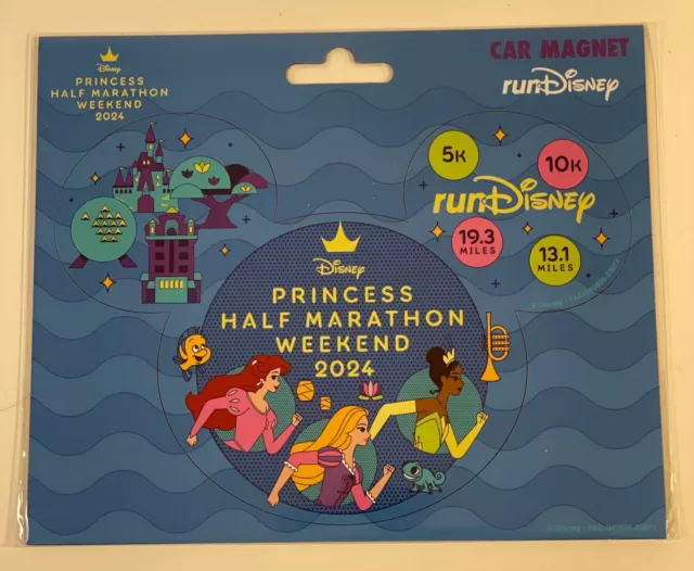 2024 WALT DISNEY World RunDisney Princess Half Marathon Logo NEW
