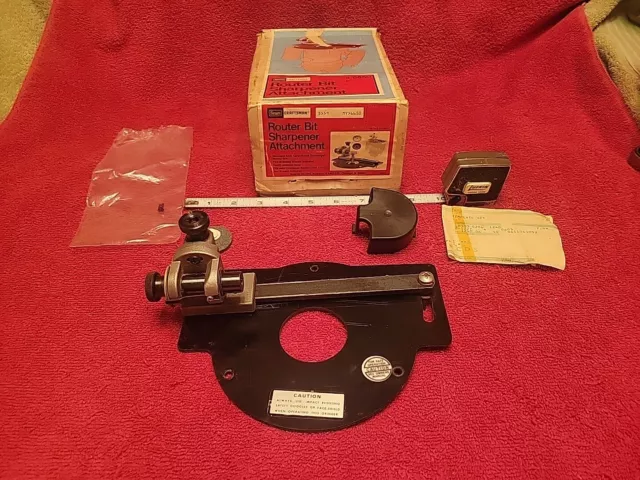 Sears Craftsman Router Bit Sharpener Attachment Model 9-6650 USA 🇺🇸