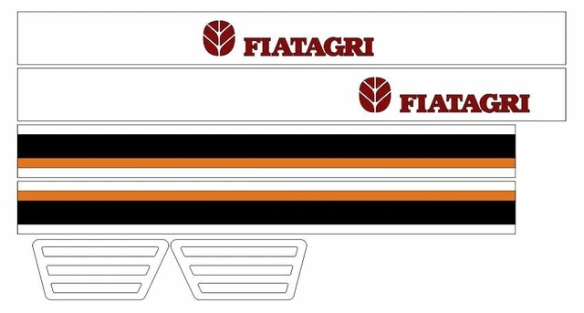 Fiat-Hitachi SL 55 B decalcomanie adesive, kit Completo