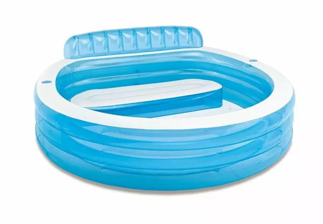 INTEX Swim Center Lounge Family Swimming Pool Rund Planschbecken Kinderpool