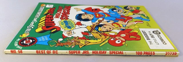 Best Of Dc Blue Ribbon Digest #58, Super Jrs. Holiday Special, Vf, Copper, 1984 3