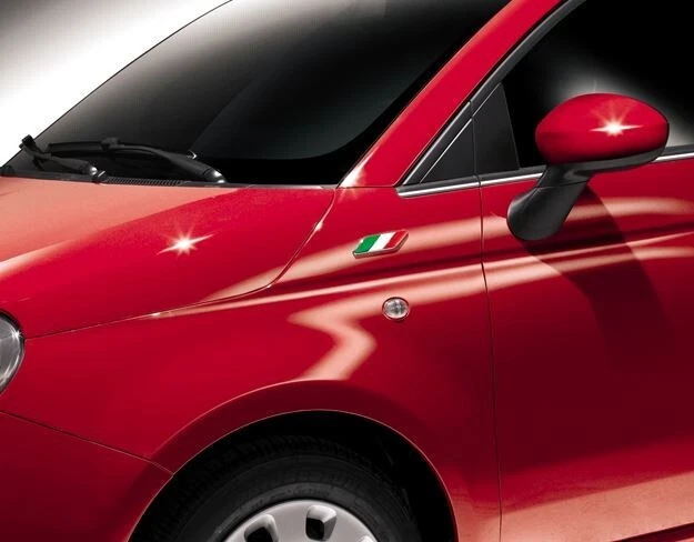 Italia Bandiera Flagge Logo Alluminio 3D Logo Adesivo Stemma Auto Moto Barca