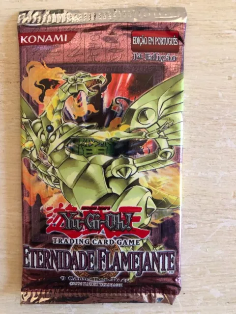 x1 FET Flaming Eternity 1st edition booster packs PORTUGUESE-yugioh! NOT SCALED!