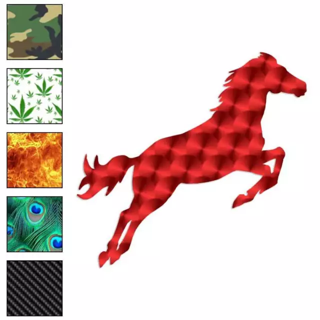 Horse Stallion Mare Gallop, Vinyl Decal Sticker, 40 Patterns & 3 Sizes, #1350