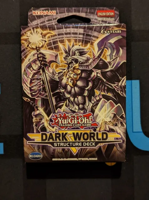 3x YuGiOh Dark World Structure Deck Bundle SR13 New Sealed 1st Edition TCG Cards 3