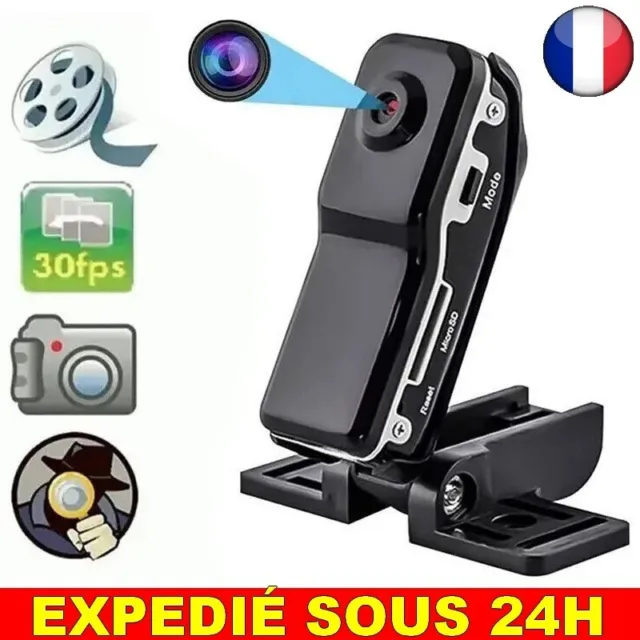 ✅ Mini Caméra HD Maison Bureau Support Espion Surveillance Enregistrement Vidéo