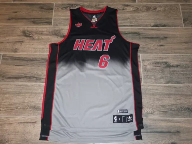 NWT Lebron James Miami Heat Women's NBA Basketball Jersey Adidas XL Team  Red!