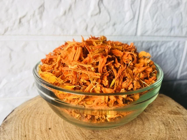 Dried Marigold Calendula Flower Organic Ceylon Petals Natural Herbal Remedy Pure
