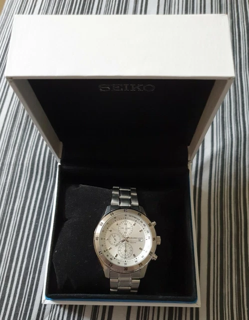 SEIKO ANALOGUE QUARTZ cal. 7t92 1/20 Chrono BNIB £ - PicClick UK