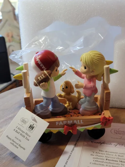 precious moments figurines hamilton collection Happy Harvest Hayride Collection