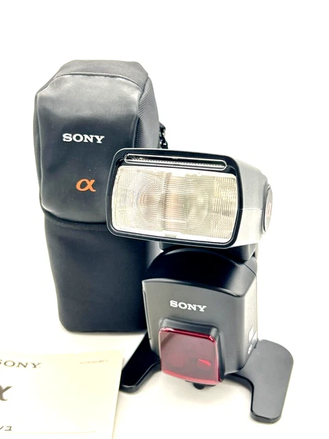 [Excellent++++ ｗ/Case ] SONY HVL-F58AM Shoe Mount Flash from Japan